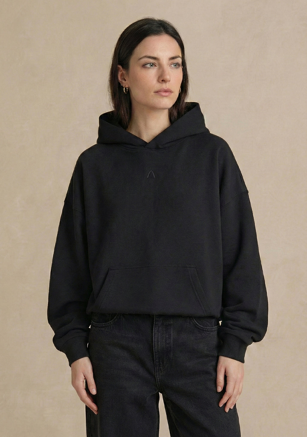 our classic black hoodie.