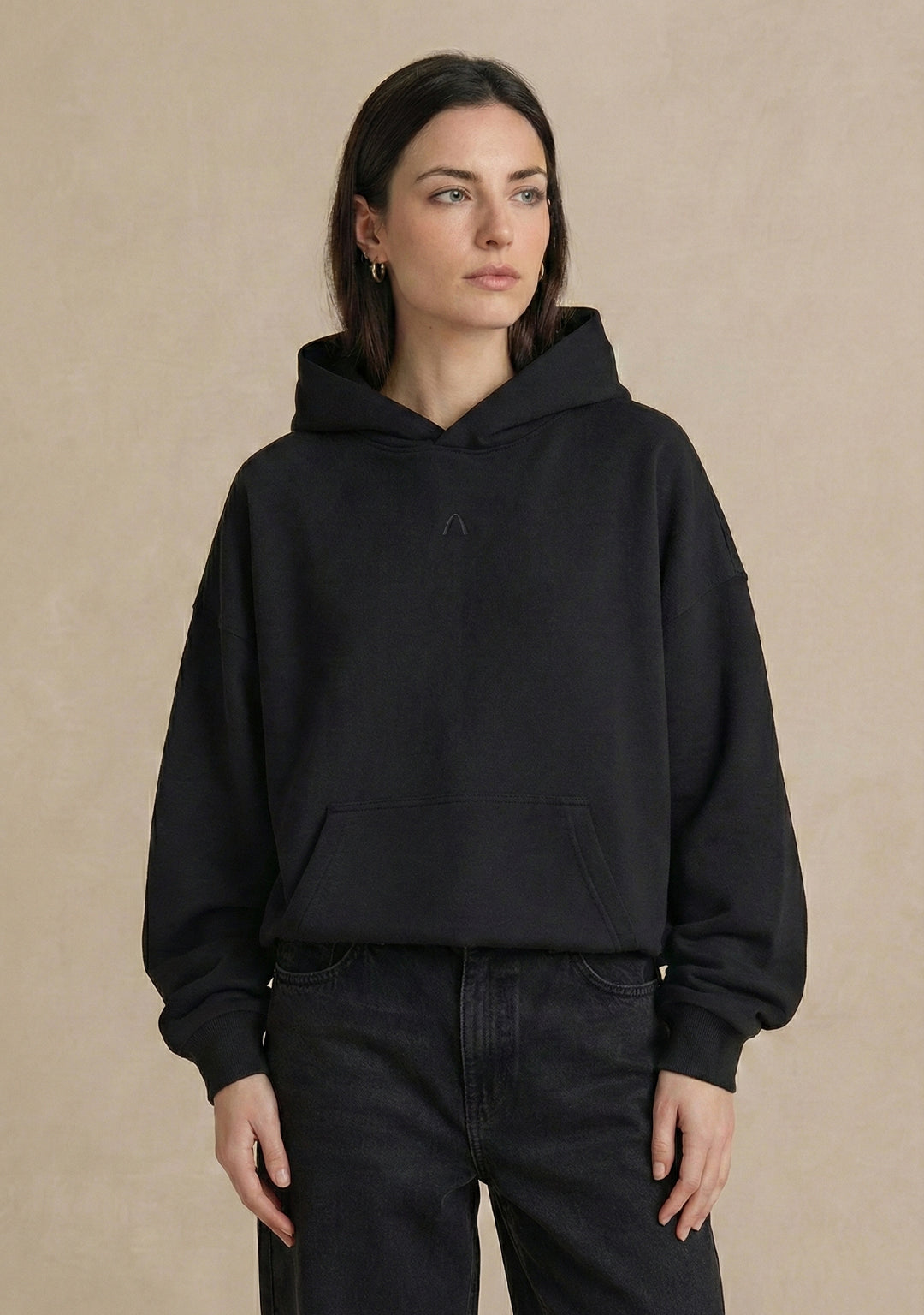 our classic black hoodie.